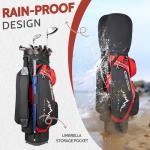 14-Way Pro Golf Cart Bag for Men with Rain Cover