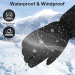 CODSOK Heated Gloves for Men Women, Electric Waterproof Windproof Warming Gloves, 3.7V Rechargable Hand Warmers for Hiking Cycling Hunting Skiing Camping Fishing