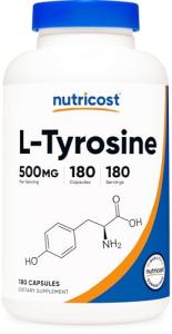 Nutricost L-Tyrosine 500mg, 180 Capsules VIP Smart Shopper