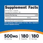 Nutricost L-Tyrosine 500mg, 180 Capsules VIP Smart Shopper