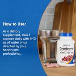 Nutricost Cranberry Extract Capsules with Vitamin C & E