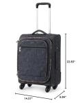 Sakroots Women's Sustainable Materials Roller Suitcase - Black