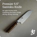 Shun Premier Santoku Knife 5.5" - All-Purpose Food Prep