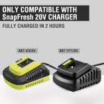 SnapFresh 20V 4.0Ah Li-ion Battery Pack for Cordless Tools