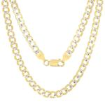 Nuragold 14k Yellow Gold Cuban Chain Necklace