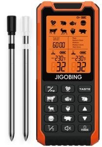 Wireless Meat Thermometer with 2 Probes, Smart Control