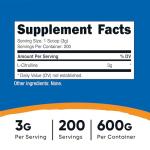 Nutricost Pure L-Citrulline Powder - 600g