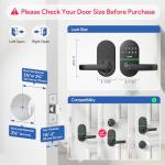 Keyless Entry Door Lock with Handle: Smart Keypad