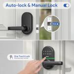 Keyless Entry Door Lock with Handle: Smart Keypad