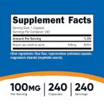 Nutricost Niacin B3 100mg 240 Capsules - Flushing, Non-GMO