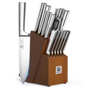 imarku 15-Piece Japanese Stainless Steel Knife Set