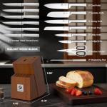 imarku 15-Piece Japanese Stainless Steel Knife Set