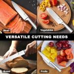 imarku 15-Piece Japanese Stainless Steel Knife Set