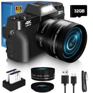2024 VJIANGER 4K Digital Camera for YouTube VIP