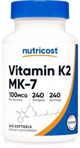 Nutricost Vitamin K2 MK-7 Softgels VIP Package