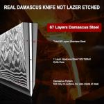 SHAN ZU 7-Piece Damascus Chef Knife Set