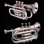 Brass Bb Pocket Cornet Set for Beginner Students