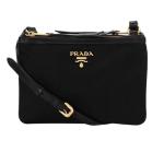 Prada Black Nylon Crossbody Bag with Soft Calf Trim