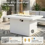 Modern Luxury 7 Piece Aluminum Patio Furniture Set