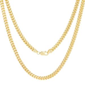 Nuragold 10k Yellow Gold Franco Chain Necklace