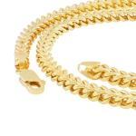Nuragold 10k Yellow Gold Franco Chain Necklace