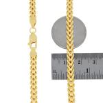 Nuragold 10k Yellow Gold Franco Chain Necklace
