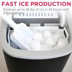 FRIGIDAIRE Compact Countertop Ice Maker - 26 lb/day