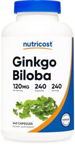 Ginkgo Biloba 120mg Capsules - Extra Strength Extract
