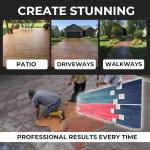 Woodgrain Stamped Concrete Stamp Mat - VIP Smart Shopper