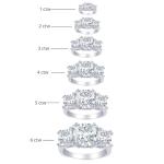 3 Carat Princess Diamond Engagement Ring GIA Certified