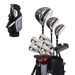 Men's Left-Handed Golf Club Set with Bag & Headcovers