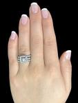 Luxury 2 Carat Diamond Engagement Ring - White Gold