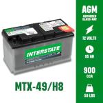 Interstate Automotive Battery 12V 95Ah - MTX-49/H8