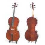 Cecilio CCO-500 Full Size Ebony Cello Bundle