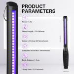 Portable Rechargeable UV Light Sanitizer Wand - Kills 99% Germs