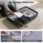 COOLIFE Expandable Suitcase 3pc Set with TSA Lock