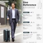 COOLIFE Expandable Suitcase 3pc Set with TSA Lock