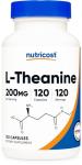 Nutricost L-Theanine 200mg, 120 Capsules, Double Strength - VIP