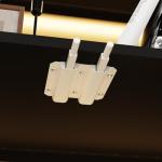 FAMAPY Glass Door Display Cabinet with Lights