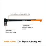 Fiskars X27 Super Splitting Axe for Large Logs