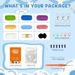 VIP Crochet Kit with Animal Patterns and Tutorials