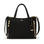 TUMI Voyageur Valetta Medium Tote - Black/Gold