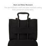 TUMI Voyageur Valetta Medium Tote - Black/Gold