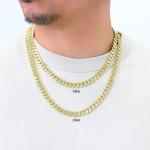 Nuragold 10k Yellow Gold 9mm Cuban Link Chain