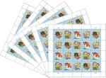 Coral Reefs Postcard Stamps 100 Pcs Sea Life
