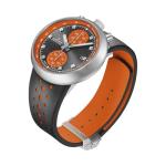 JUNGHANS 1972 Competition Watch – 45mm Automatic Chronograph Watch for Men, Automatic Movement, Stainless Steel Case, Leather Strap (27/4203.00) – Anthracite Dial