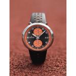 JUNGHANS 1972 Competition Watch – 45mm Automatic Chronograph Watch for Men, Automatic Movement, Stainless Steel Case, Leather Strap (27/4203.00) – Anthracite Dial