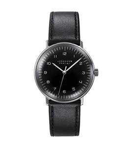 Junghans Max Bill Hand Wind Black Dial Ladies Watch 027/3702.04