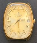 Vintage Junghans Men's Watch Running Ticks Gold Case 17j Germany