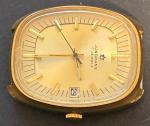Vintage Junghans Men's Watch Running Ticks Gold Case 17j Germany